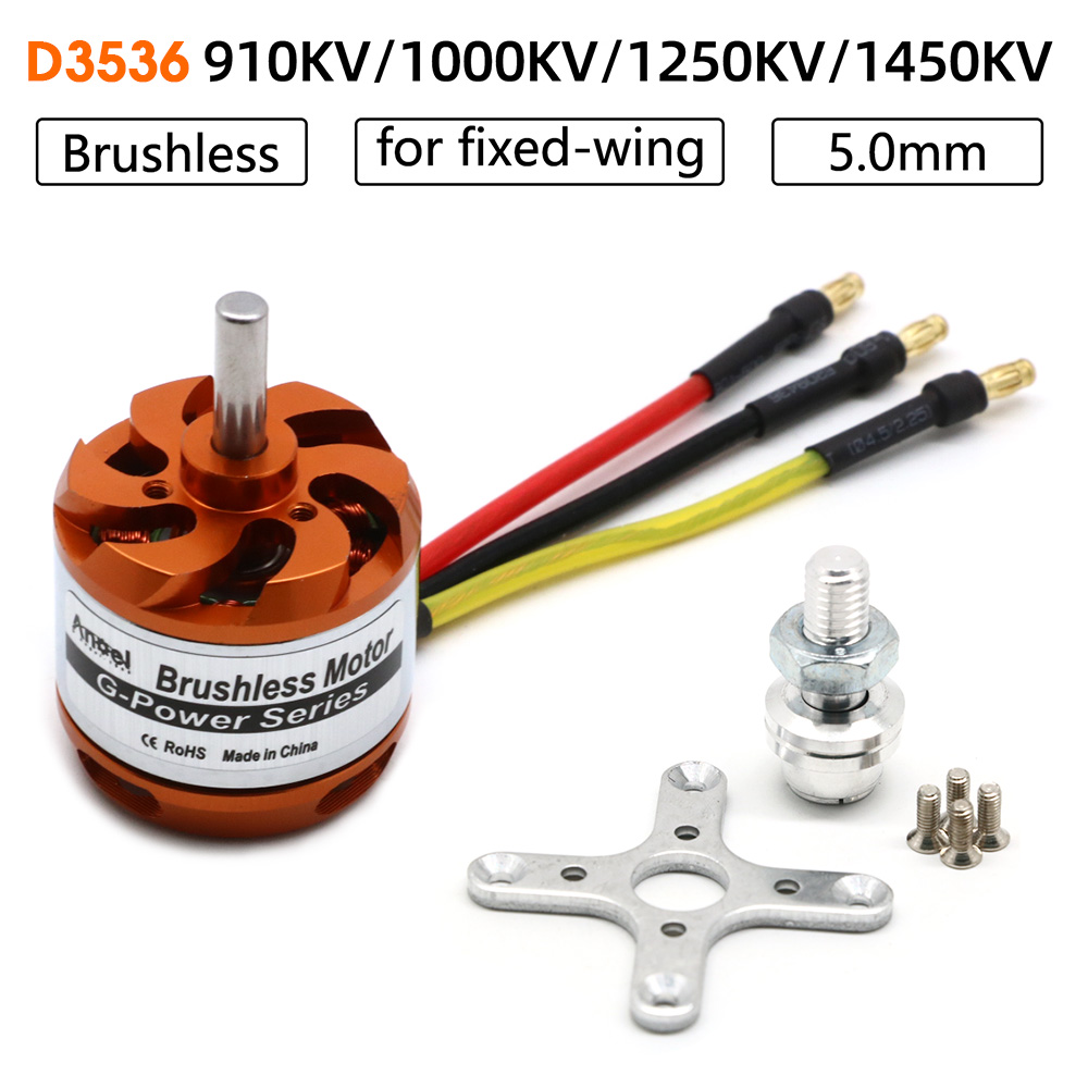 Rc Helicopter Motor - Motor sin escobillas D3536 910KV 1000KV