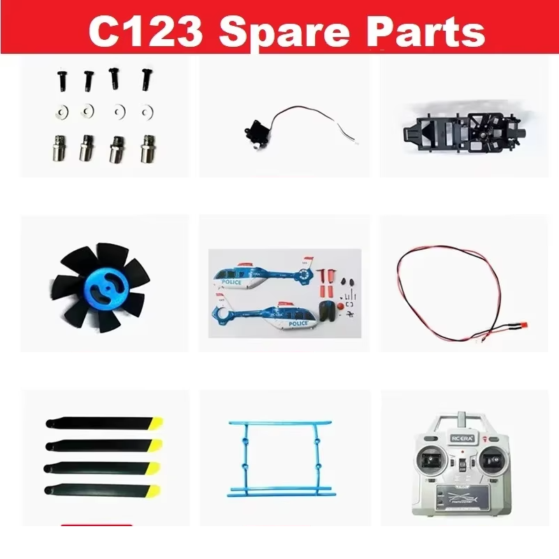 Rc Helicopter Blade - Lista de piezas de repuesto para