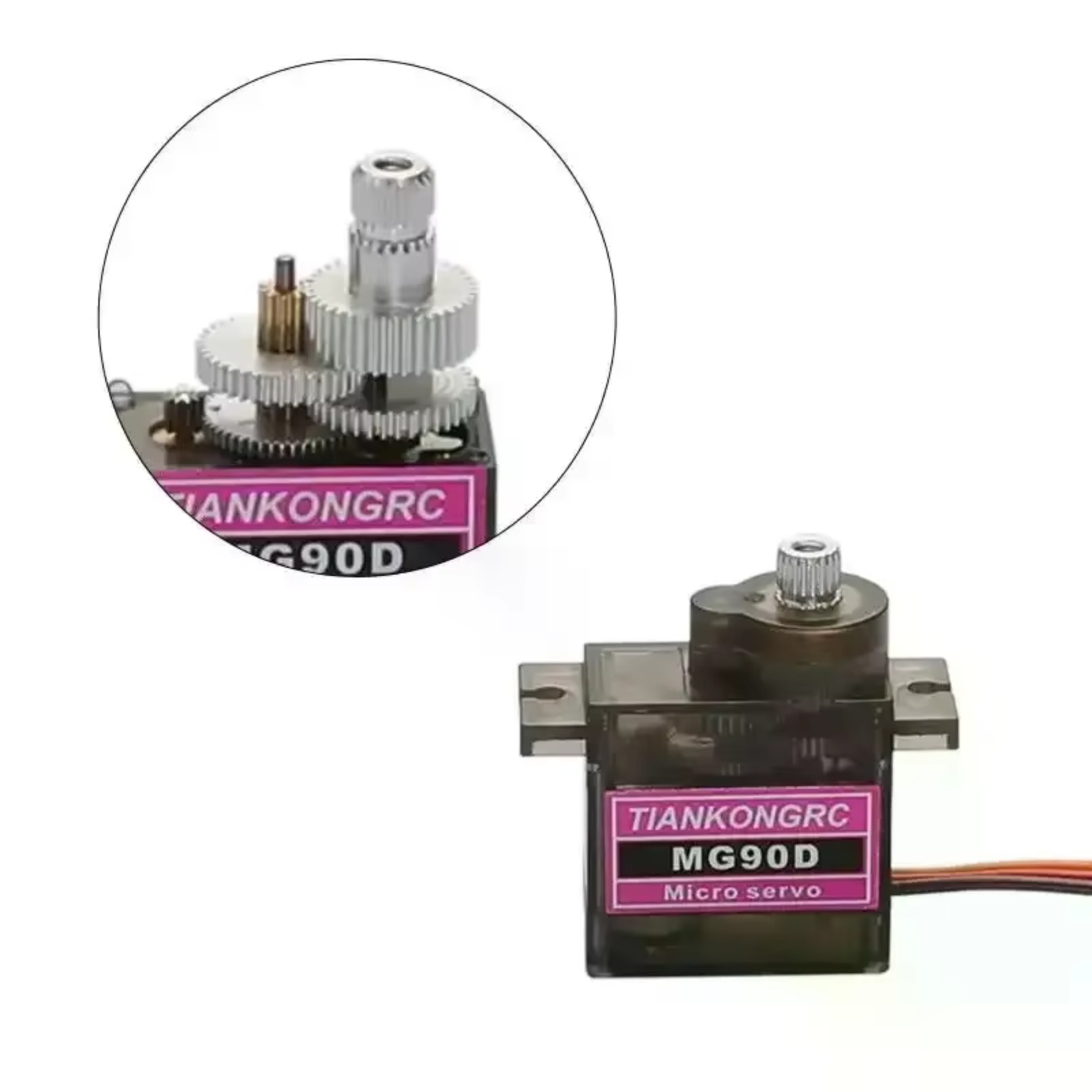 Servo MG90D de 9g con Engranaj - Rc Helicopter Servo reseña y precio